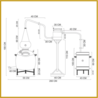 DESTILLEERKETEL 36 - WHISKY - 100L