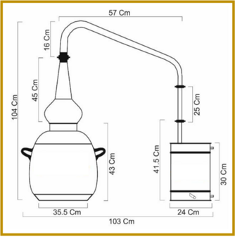 DESTILLEERKETEL 34 - WHISKY - 30L