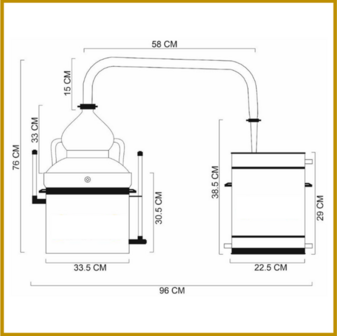 DESTILLEERKETEL 29 - ABM - 20L