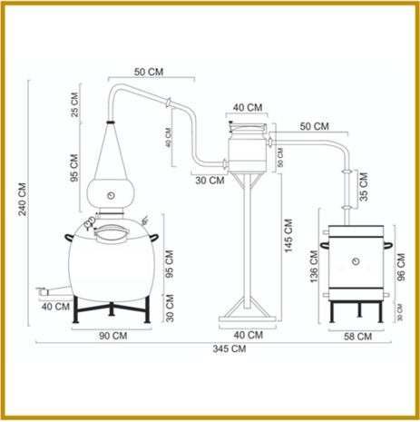 DESTILLEERKETEL 40 - WHISKY - 500L