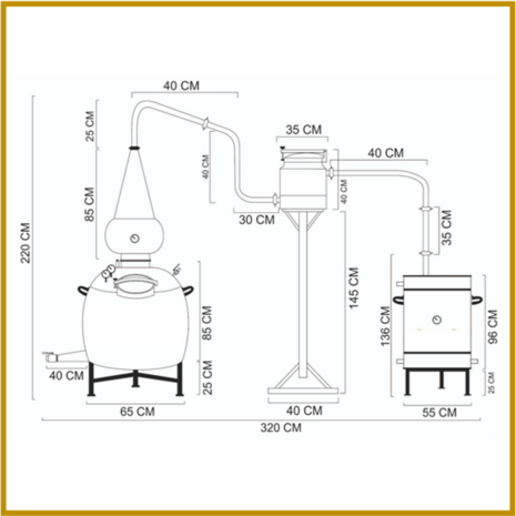 DESTILLEERKETEL 38 - WHISKY - 300L