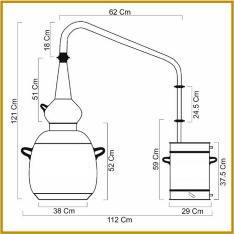 DESTILLEERKETEL 35 - WHISKY - 50L