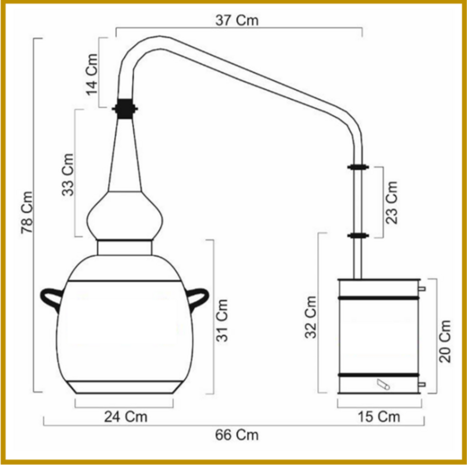 DESTILLEERKETEL 32 - WHISKY - 10L